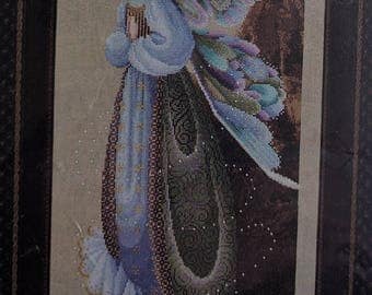 Lavender & Lace ~ Fairy Granddmother ~ Counted Cross Stitch Pattern Chart