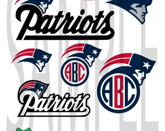 SALE!! New England Patriots svg dfx png eps layered cut cutting files cricut silhouette cut decal vinyl