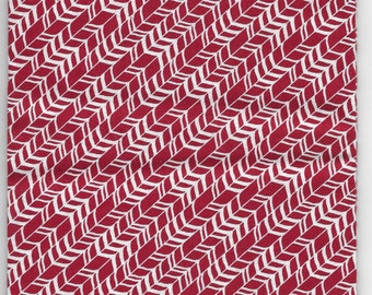 New Red and White Arrows 100% cotton fabric by the Fat Quarter