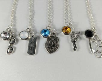 Final Fantasy XV Inspired Mini Jewel & Charm Necklaces - Noctis, Prompto, Ignis, Gladio, Luna