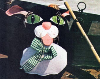 cat toy sewing pattern pdf full size pattern to make pussy cat toy pdf instant download