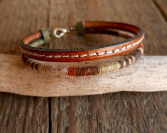 Mens Jewelry, Mens bracelet, Gift for men, Valentine gift, Boyfriend gift, Leather bracelet, Gift for him, Husband gift, Boho bracelet gift