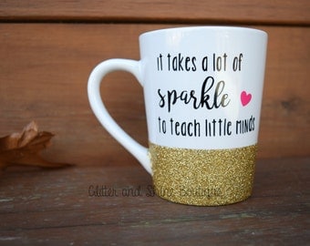 Teach little minds, Preschool Teacher Coffee Mug, Gift for Teacher, Teacher Mug, Teacher Coffee Mug, Teacher Gifts, Preschool Teacher Gift