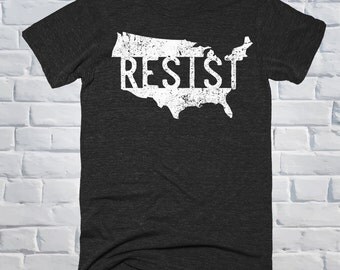 OkieSeoul - RESIST Tri-blend Unisex T-Shirt