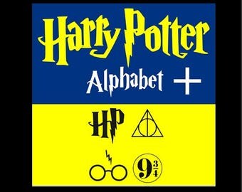 Harry Potter Font SVG Harry Potter Alphabet svg Harry Potter svg alphabet svg font svg SVG files for Cricut Silhouette Svg Dxf Eps Png