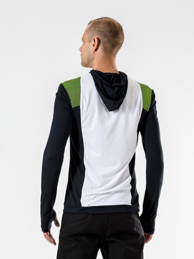 long sleeve shirts with thumb holes for men