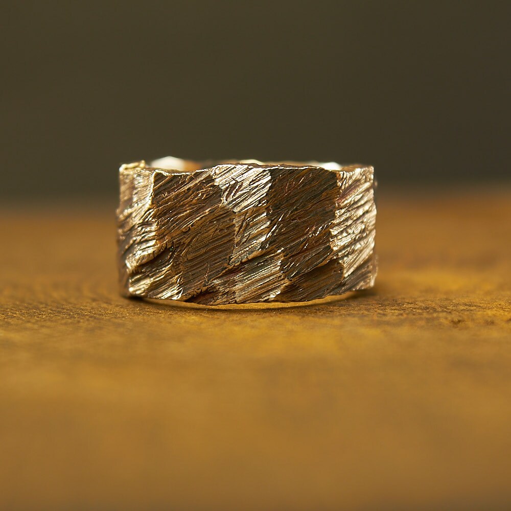 Sterling Silver Scratch Ring Scratch Jewelry Textured Ring