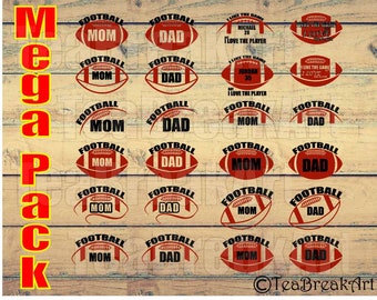 I like the game but I love the player American Football Monogram Digital Cutting Files SVG PNG DXF jpg iron on heat transfer decal 608C