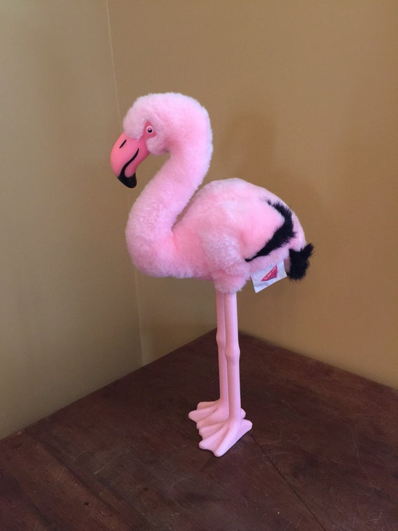 Vintage Dakin Flamingo with Plastic Legs/Plush by LadyVintage81