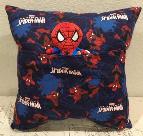 spiderman plush pillow