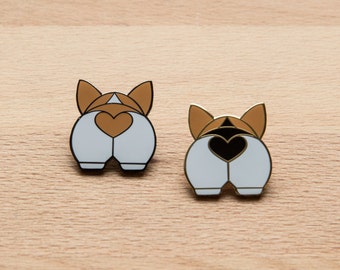 Corgi Butt Pin
