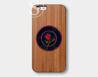 Disney phone case, Wood iPhone 7 case, iPhone 6 plus case, iPhone 7 case, iPhone 7 Plus case, iPhone 6s case, Beauty and the Beast, SC-57