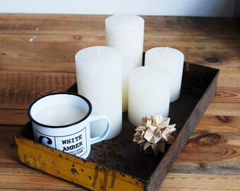 Vintage industrial storage bin