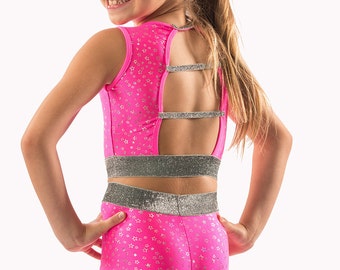 Gymnastics Dance Top & Shorts Outfit for workout by Lizatards