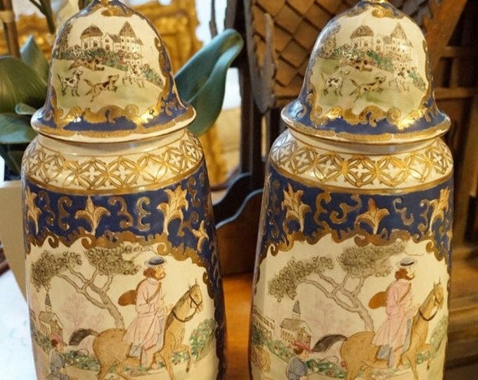 Qing Dynasty Repro Mantle Jars