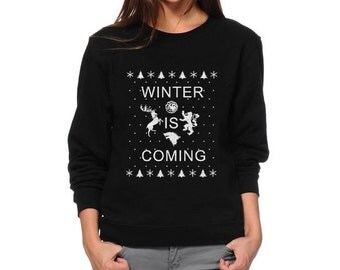 Game of Thrones Winter Is Coming Adult Unisex Ugly Sweatshirt