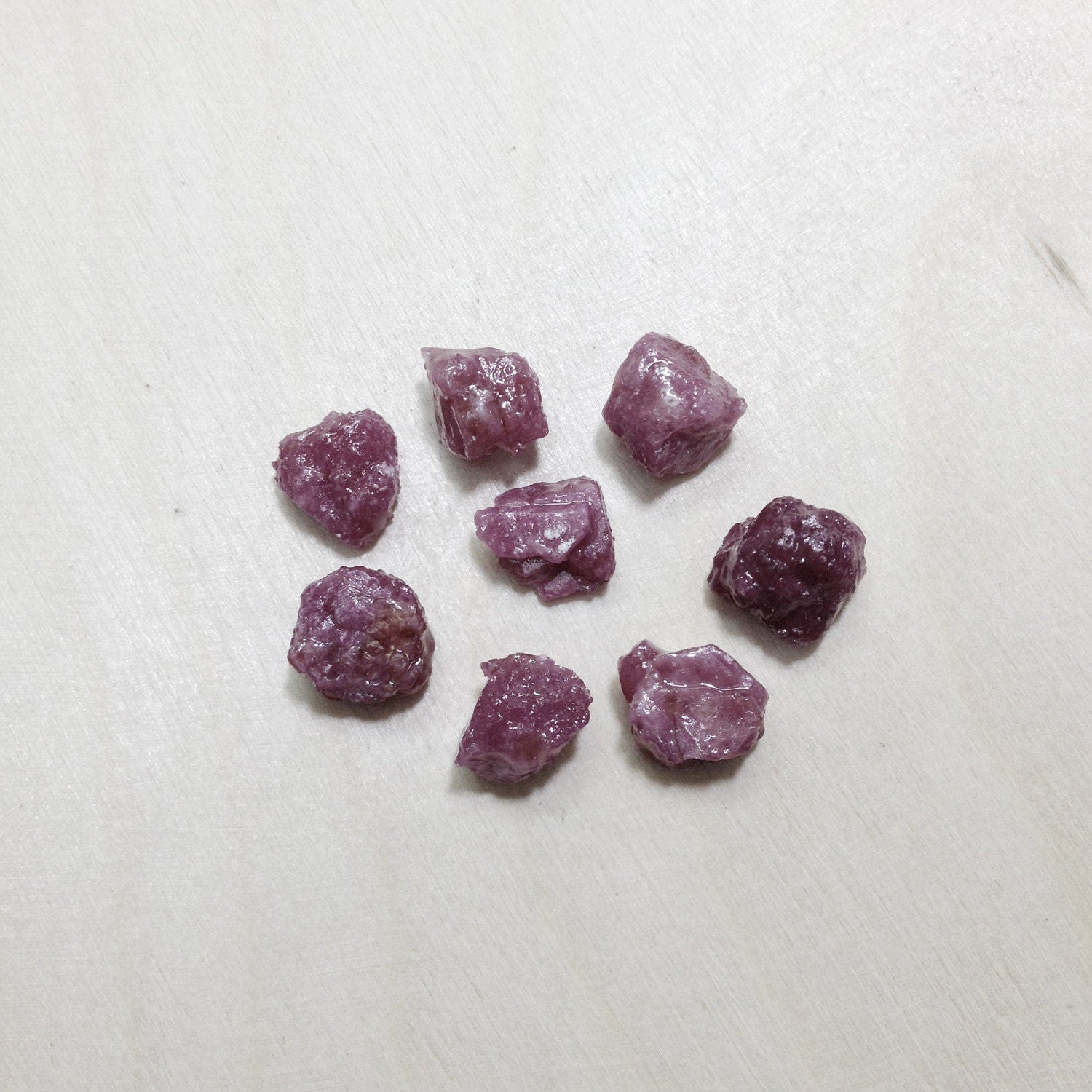 Lead Glass Filled rough ruby raw treated ruby lot // B3024