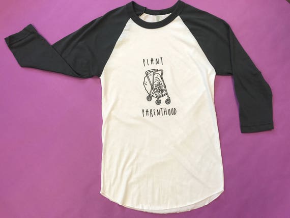 PLANT PARENTHOOD RAGLAN / dark grey