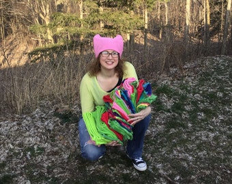 Pussyhat Pussy Hat READY TO SHIP Women's March On Washington Resist Hat Solidarity Equality Pussyhat Ready To Ship