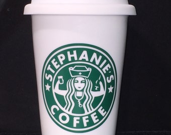 Nurses Personalized Starbucks Cup(Nurse, Male Nurse, BSN, RN, Nursing Students, Nursing Instructors, Nurse appreciation, Nursing Graduation)