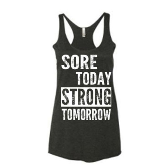 Sore Today Strong Tomorrow Next Level Women's Triblend