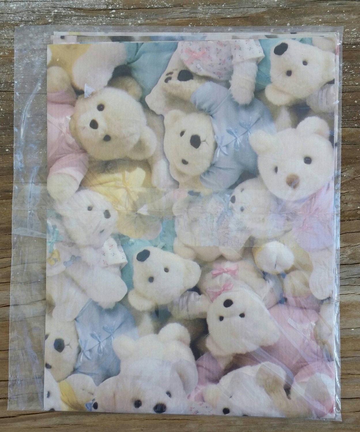 Teddy Bear wrapping paper, gift wrap, Baby shower gift wrap, Scrapbook