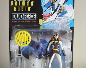 Batgirl Action Figure, Vintage Kenner Toys Action Figure, Adventures of Batman and Robin Wind Blitz Batgirl 1997 Hasbro Figure DC Comics