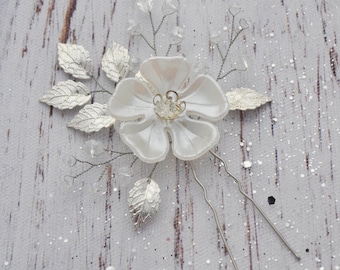 Hair pins Wedding hair pin Wedding hairpins Wedding hair clip Bridal hair pin Bobby pins Silver hair accessories for women Hair clips women