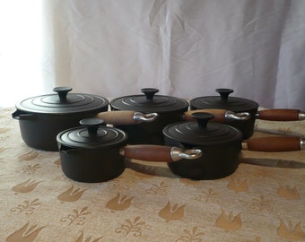 Rare Vintage French Andre Cousances /le Creuset Large Oval