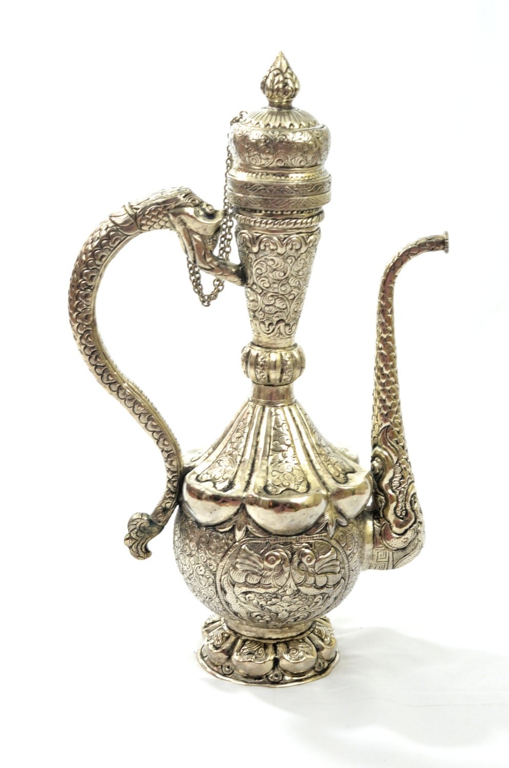 German Silver Decorative Jug