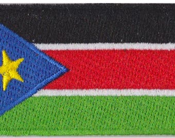 Small United Kingdom Flag Iron On Patch 2.5 x 1.5 inch Free Shipping
