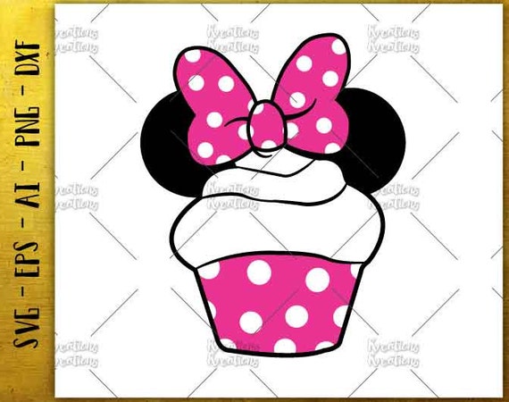 Download Cupcake SVG cute Mouse Disney SVG / Cutting Cuttable Cut