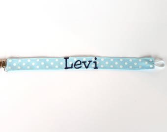 Personalized Pacifier Clip, Monogrammed Pacifier Clip, Other Colors Available, Baby Pacifier Clip, New baby, Pacifier Holder