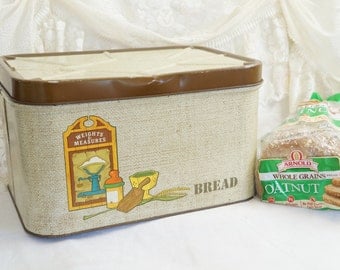 Metal Bread Box/Vintage Bread Box/Vintage Kitchen Decor/USA Bread Box/Farm House Kitchen/Rustic Metal Bread Box/Mouse Proof Box/Bread Box
