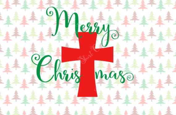Download Merry Christmas Curved Cross SVG file | Christ in ...