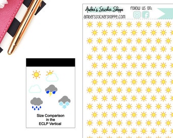 Sun Sunny Weather Planner Stickers