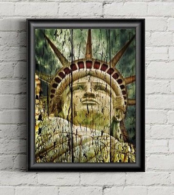 Statue of LIBERTY Art Lady Liberty American Decor