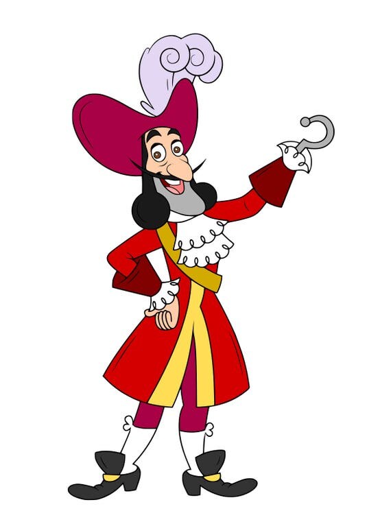 Jake and the Neverland Pirates Captain Hook svg file