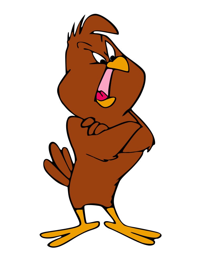 Foghorn Leghorn and Henery Hawk - Looney Toones - svg files from ...