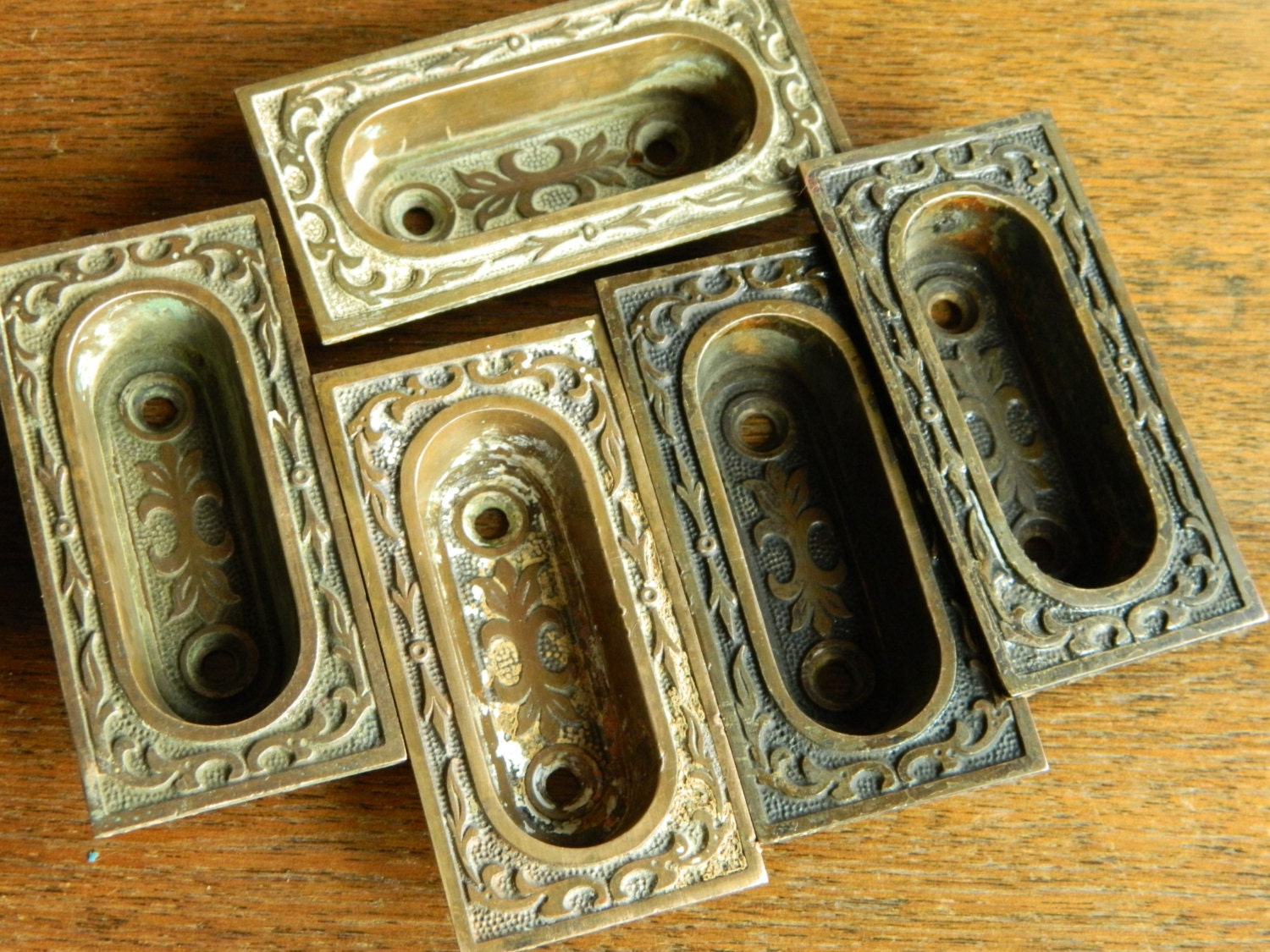 Antique Sash Lift, Recessed Handles, Window Handles, Cast Iron Handle