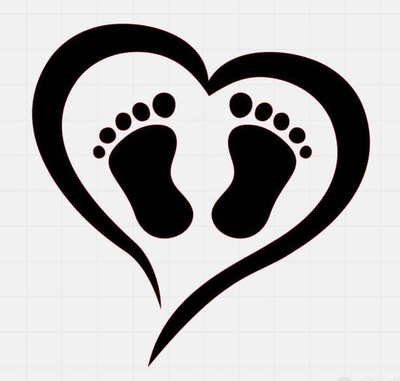 Baby Feet Love Svg File svg cut files svg files for cricut