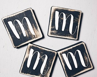 Coasters, wood coasters, personalized coasters, wedding gift, coaster set, custom coasters, coasters wooden