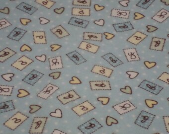 Nursery Flannel Fabric / Baby Flannel Fabric/ Flannel Fabric / 2 Yards