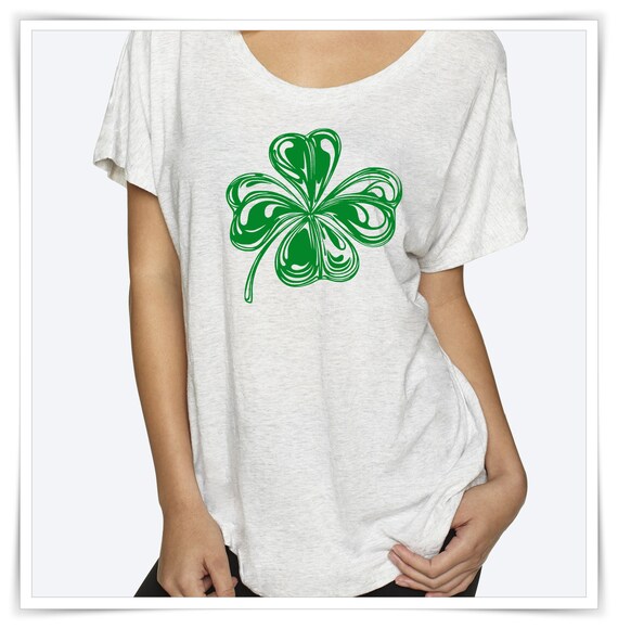 SHAMROCK Lucky Shirt Shamrock Shirt St by AtanerBoutique on Etsy