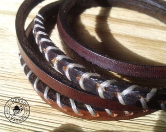 Bangle, bracelet, gift for her, gift for him, leather bracelet, handmade