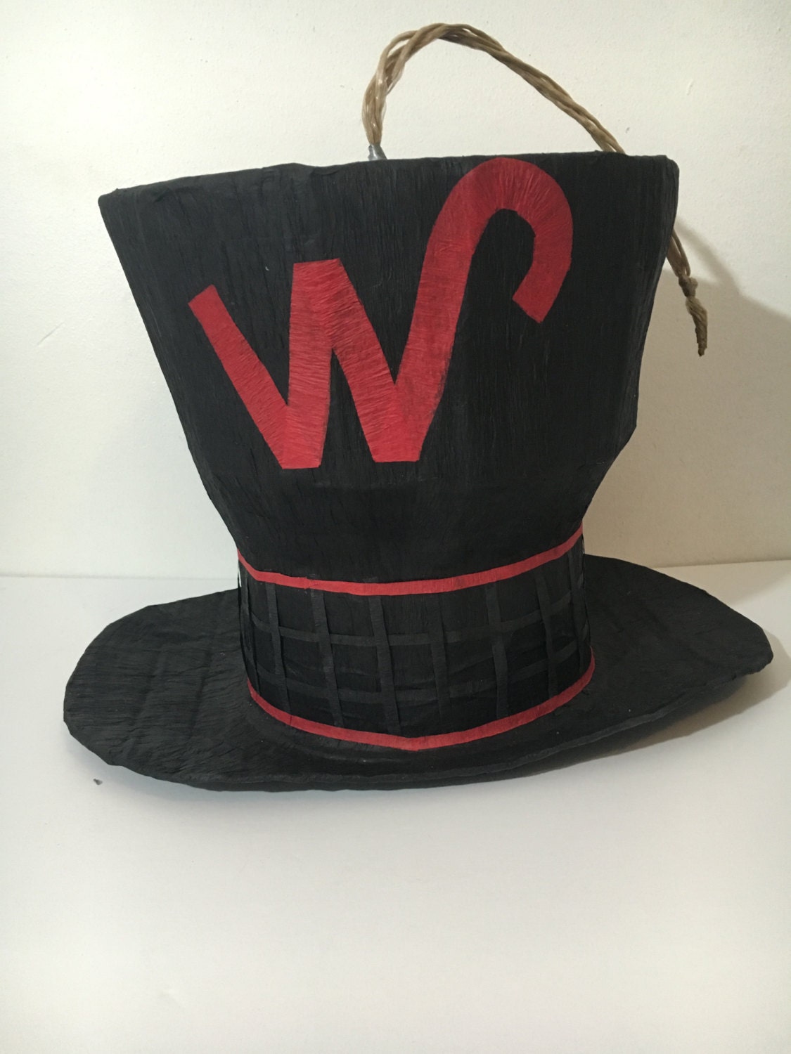 Black Top Hat Pinata Willy Wonka inspired hat