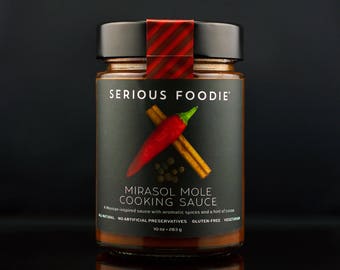 Gourmet Sauce for Cooking Grilling and Braising: Mexican Mirasol Mole