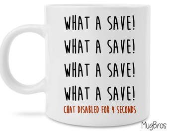 Funny Rocket League What a Save Chat Disabled Coffee Coffee Mug