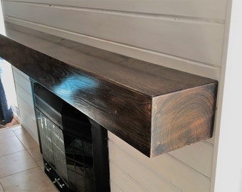 Custom White Oak Fireplace Mantle
