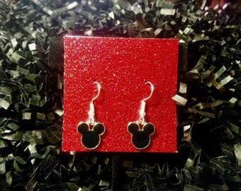 Disney earrings, Disney jewelry, Mickey Mouse, Fish extenders, Disney cruise, Disneyworld, Disneyland, Mickey Mouse earrings